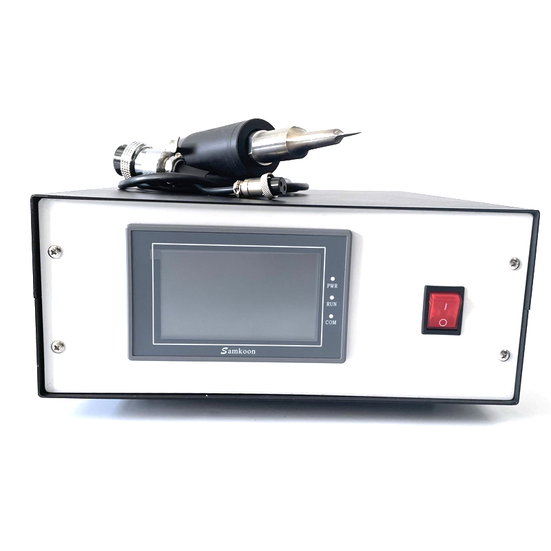 Manual Cutting Leather 40khz Stable Running Hss Blade Cutting Plastic Ultrasonic Cutting Machine