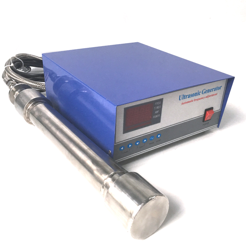 1000W Waterproof Tubular Ultrasonic Transducer With Drive Generator For Industrial Parts Cleaning