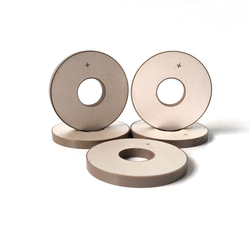 50x17x5mm PZT-8 Piezoelectric Ceramic Ring For Industrial Ultrasonic Welding Converter Sensor