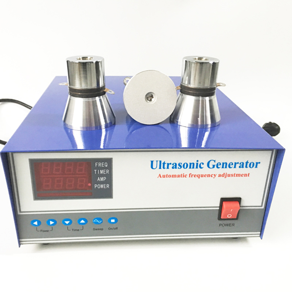 Industrial Dual Frequency Piezoelctric Transducer Generator 25/40kHz Variable Frequency Ultrasonic Generator