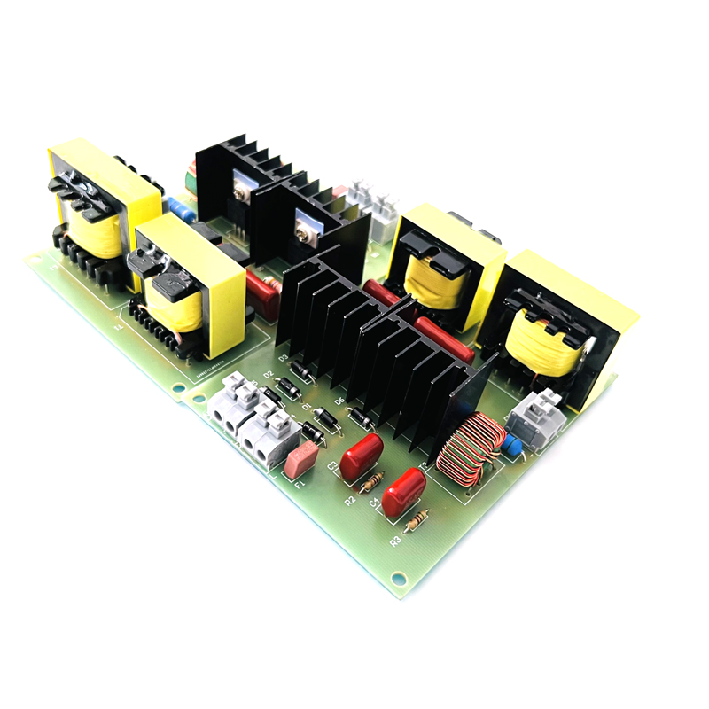 220V 60W-120W Ultrasonic Power Driver Board With 2Pcs 60W 40KHZ Vibrating Cleaner Transducers For Cleaning
