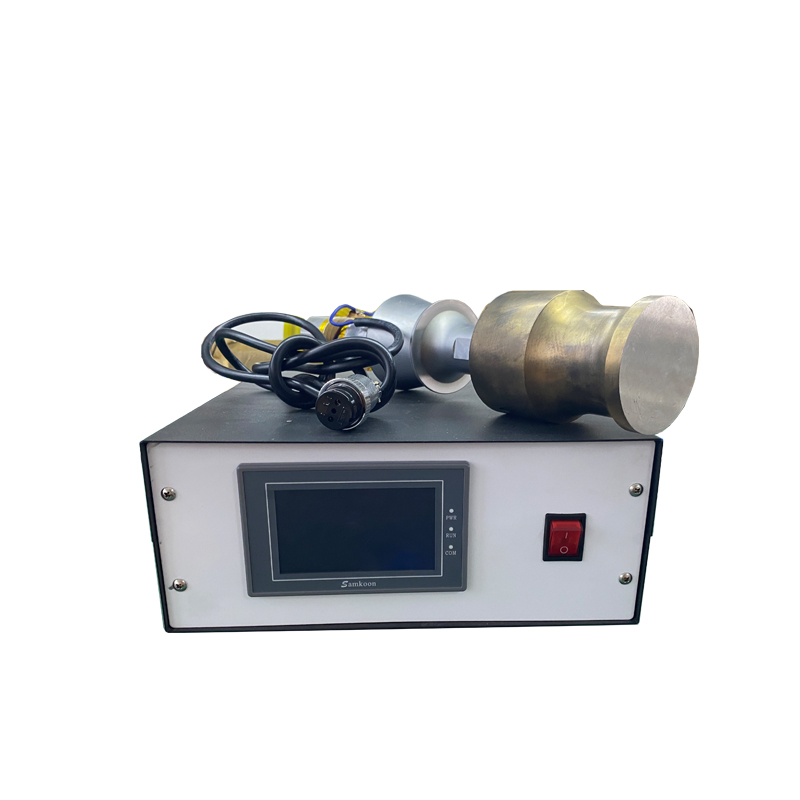 800W 28KHZ/35KHZ Automatic frequency Tracking Ultrasonic Plastic Welding Generator With Transducer Booster Horn