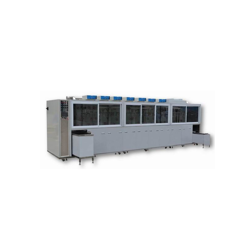 Oil Stain Cleaning Of Hardware Auto Parts Fully Automatic Cleaning Ultrasonic Cleaning Equipment