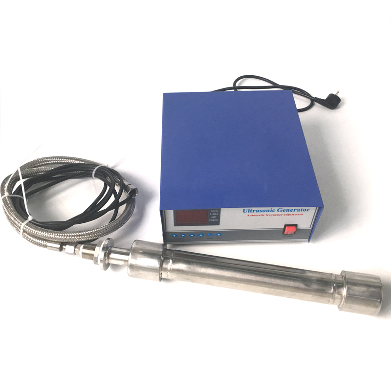 500W 25Khz/28Khz Titanium Alloy Horn Ultrasound Portable Tubular Transducer And Sound Generator