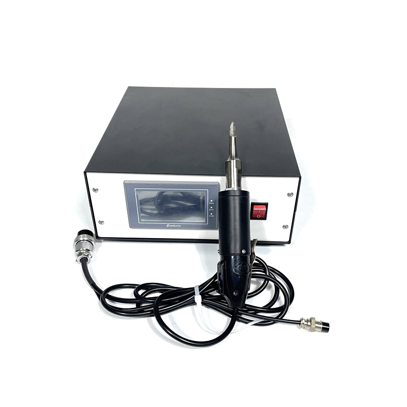 35KHZ 800W Manual Ultrasonic Cutter Knife Machine For Cutting Rubber Plastic With Lcd Display Generator