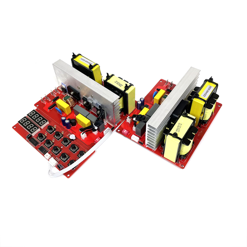 300W 28KHZ Digital Display Ultrasonic PCB Generator Board With Temperature And Time Display