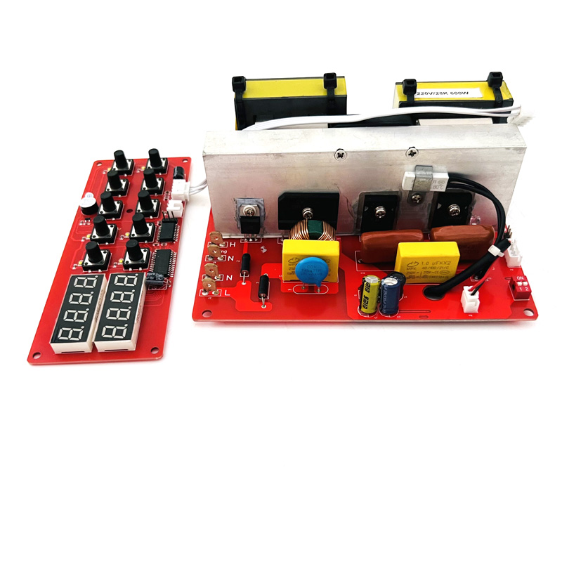 500W 40KHZ Digital Display Ultrasonic PCB Generator Circuit Board For Ultrasonic Cleaning Transducer