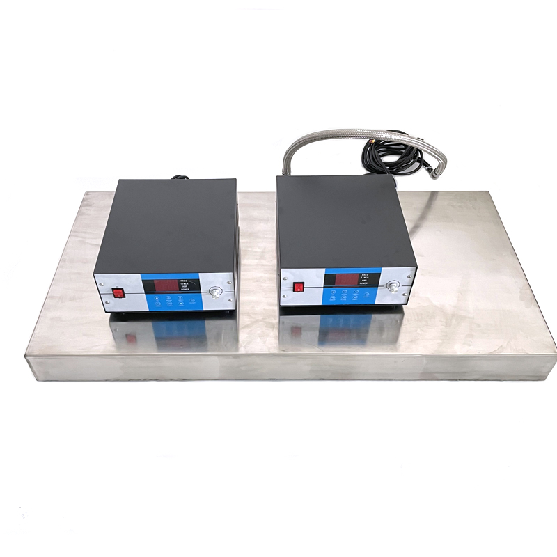 40/80KHZ 1000W Multi Frequency Immersible Ultrasonic Transducer Plate Box And Generator Control Box