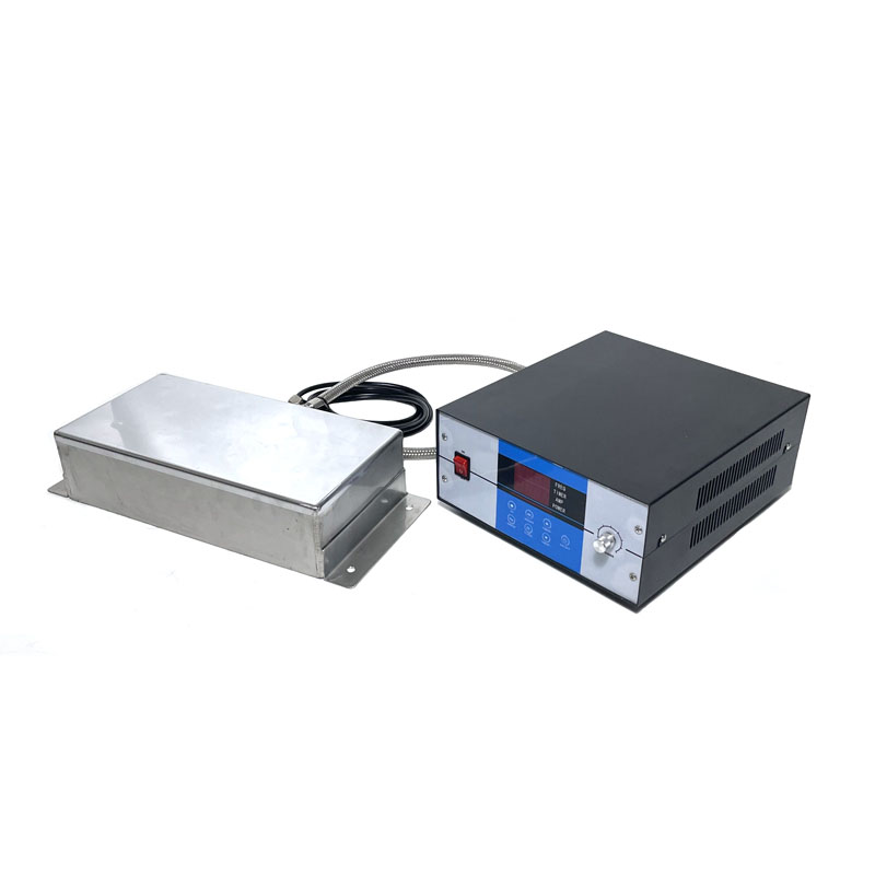 28KHZ/130KHZ 800W Dual Frequency Immersible Ultrasonic Transducer Box With Digital Generator