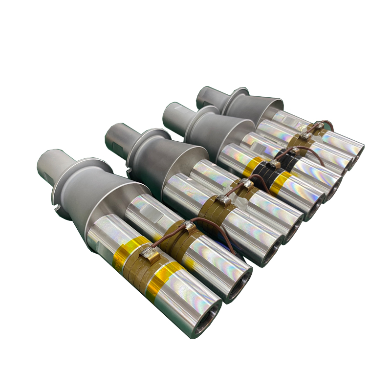 15KHZ 4200W High Power Ultrasonic Welding Transducer / Double Welding Vibrators for Welding Machine