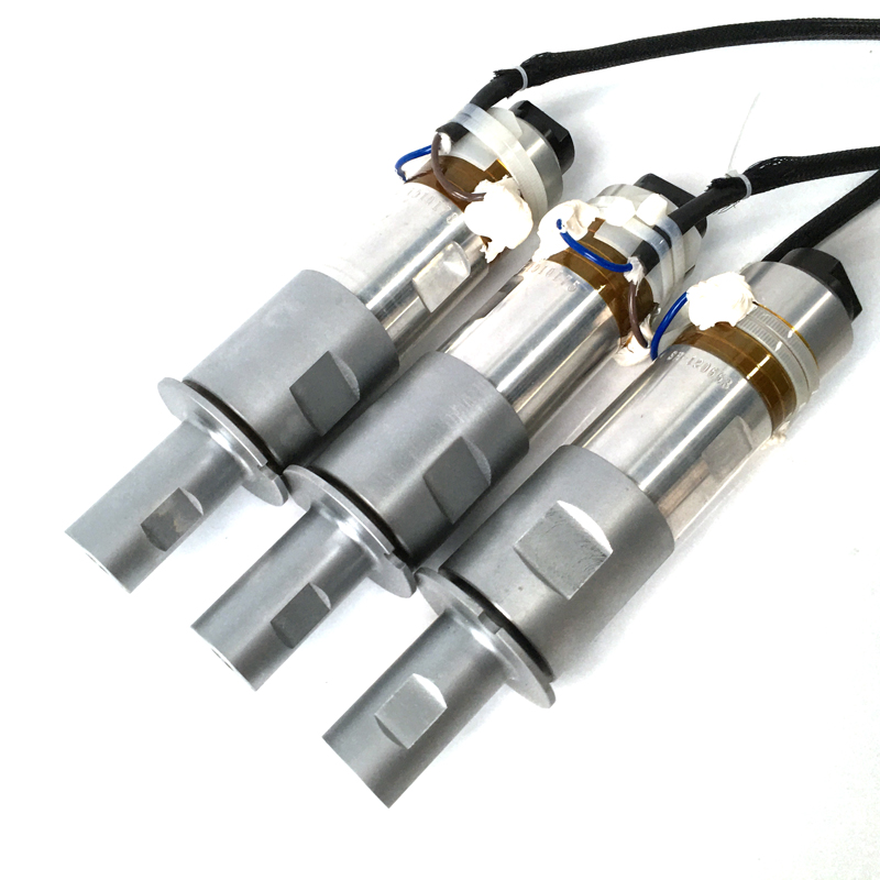 20khz 3000W Ultrasonic Welding Transducer With Booster Horn For Plastic Ultrasonic Welding Machine