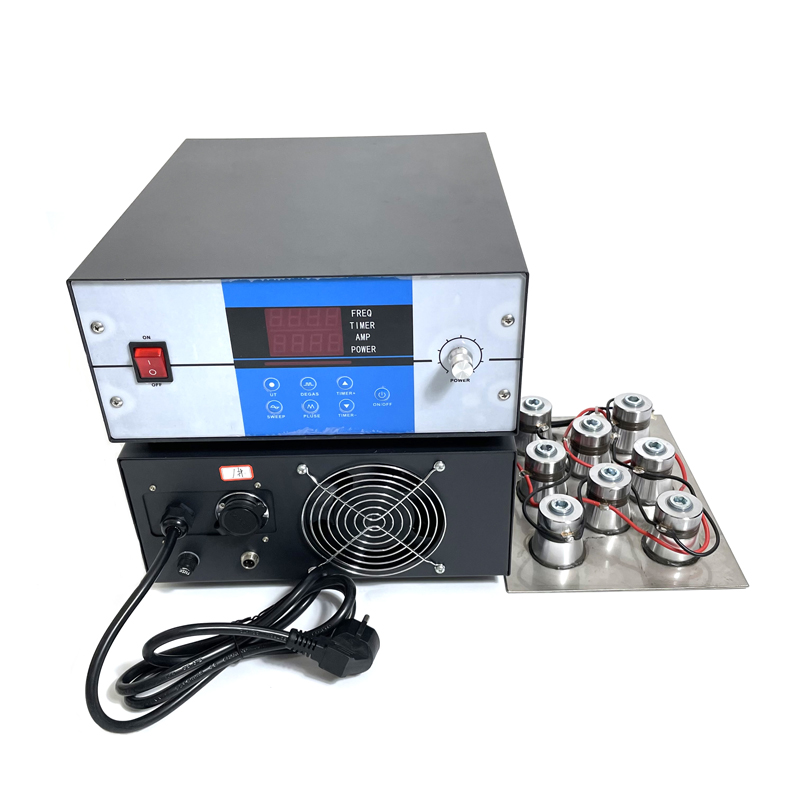 1500W 40-200KHZ Reliable Ultrasonic Transducer Cleaner Submersible Ultrasonic Transducer And Generator Control Box
