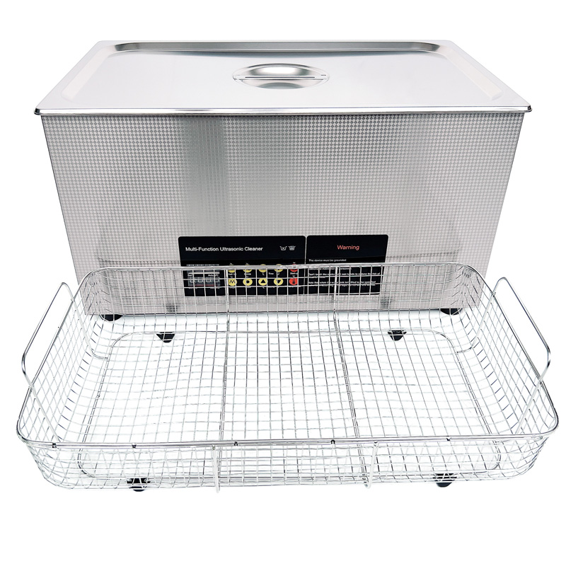 180W Power Adjustment Digital Ultrasonic Cleaner 6.5L Stainless Steel Tank for Commercial Part Cleaning