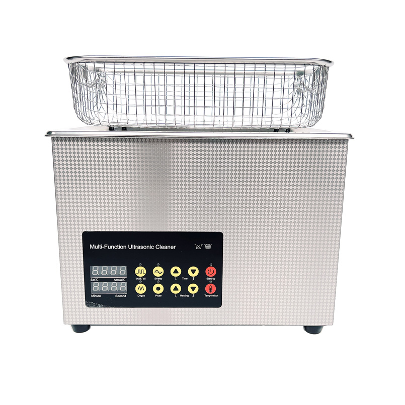 10L Digital LCD Cleaning Machine 240W Ultrasonic Cleaner Bath Tank Cleaning Basket Digital Timer and Temperature