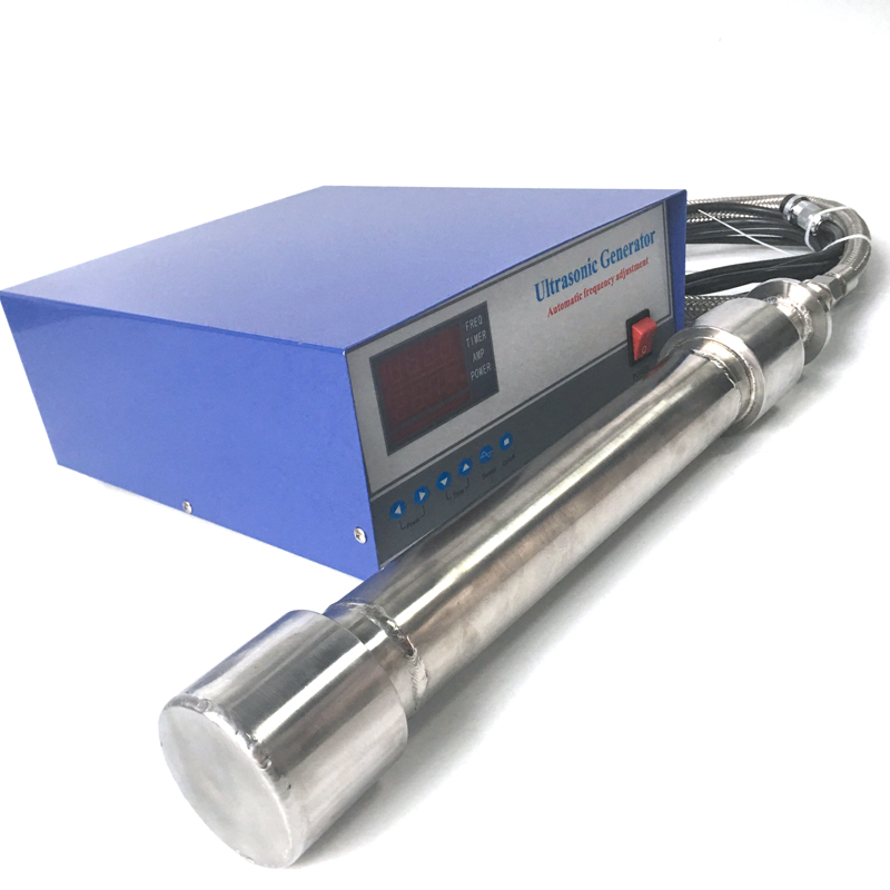 28KHZ Tubular Ultrasonic Cleaning System Reactor Separation Emulsification Homogenization Refining