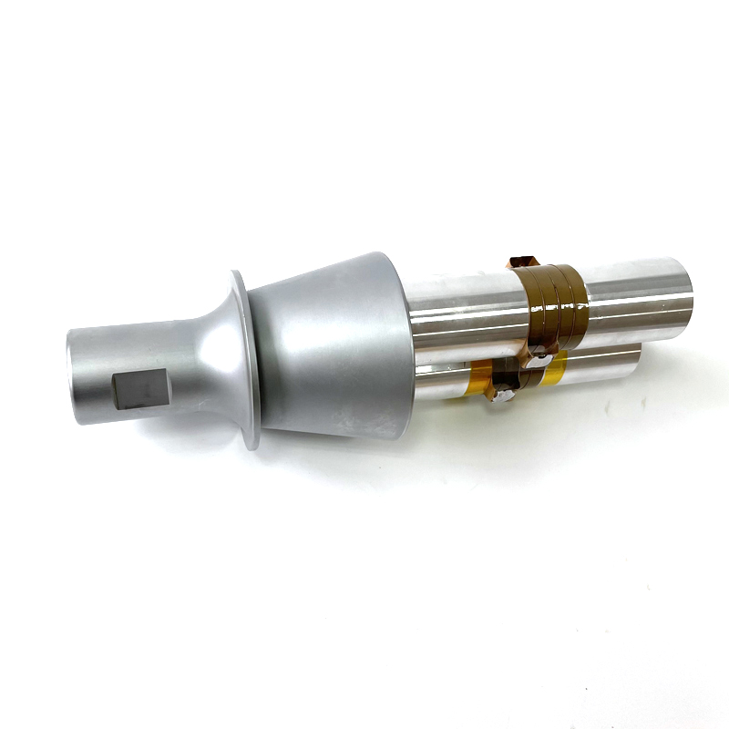 Piezoelectric Ultrasonic Welding Transducer For Turntable Ultrasonic Plastic Welder Equipment