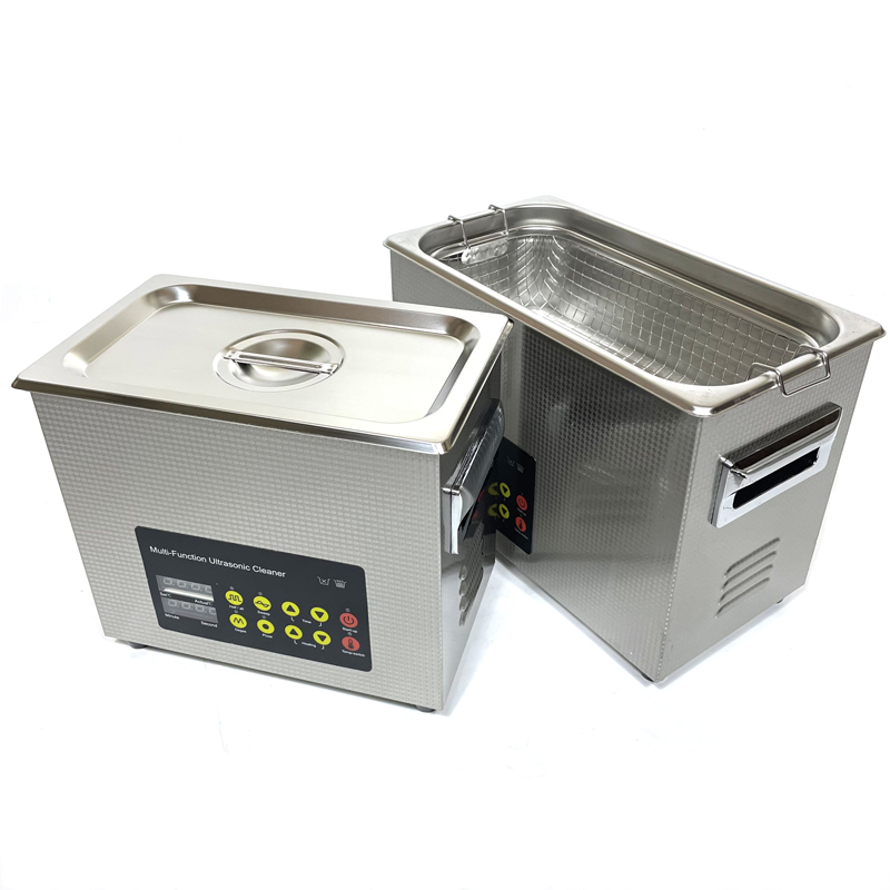 Industrial Ultrasonic Cleaner Degassing Cylinder Injector Metal Mould Degreaser Ultra Sonic Bath 6L 28KHZ