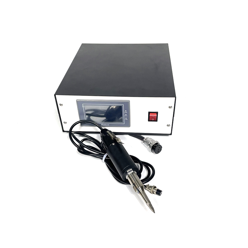 Seal Hand Held Ultrasonic Fabric Cutter 40KHZ Rack-Mounted Frequency Tuning Method